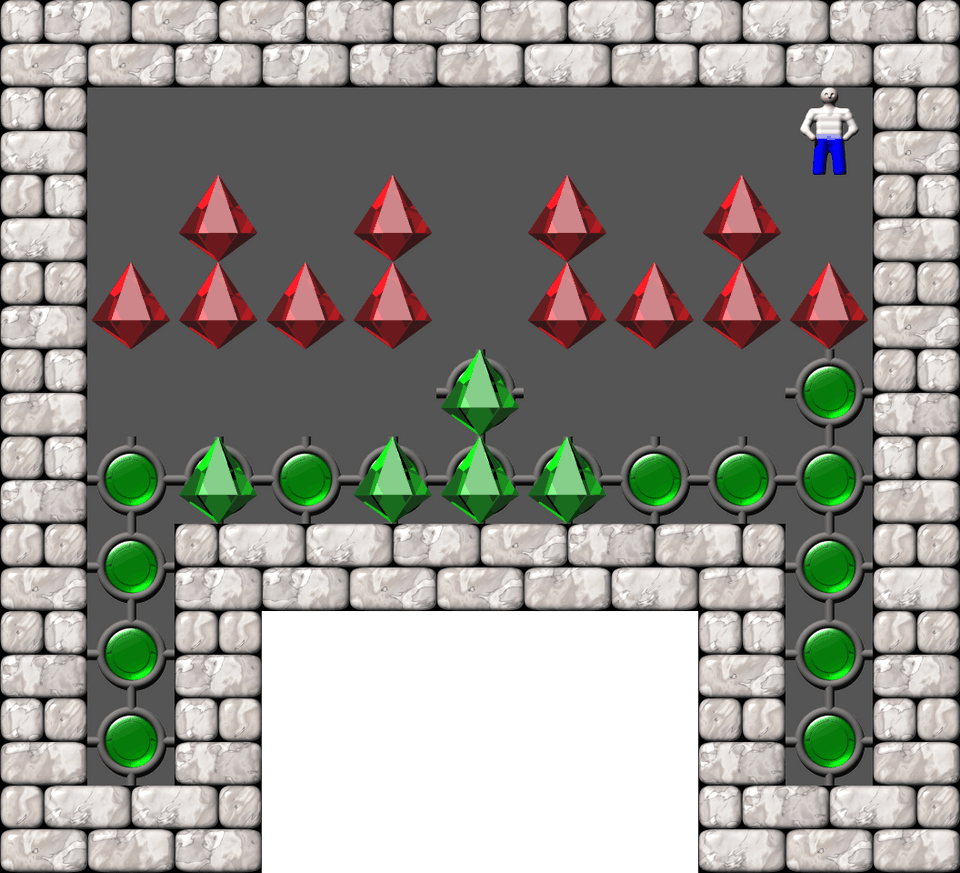 Sokoban Bugs collection 3 level 31